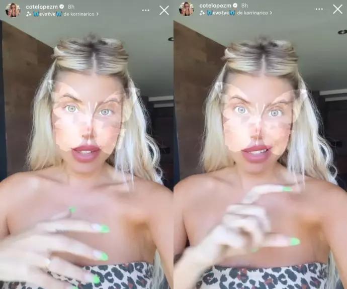 Coté López historia de Instagram