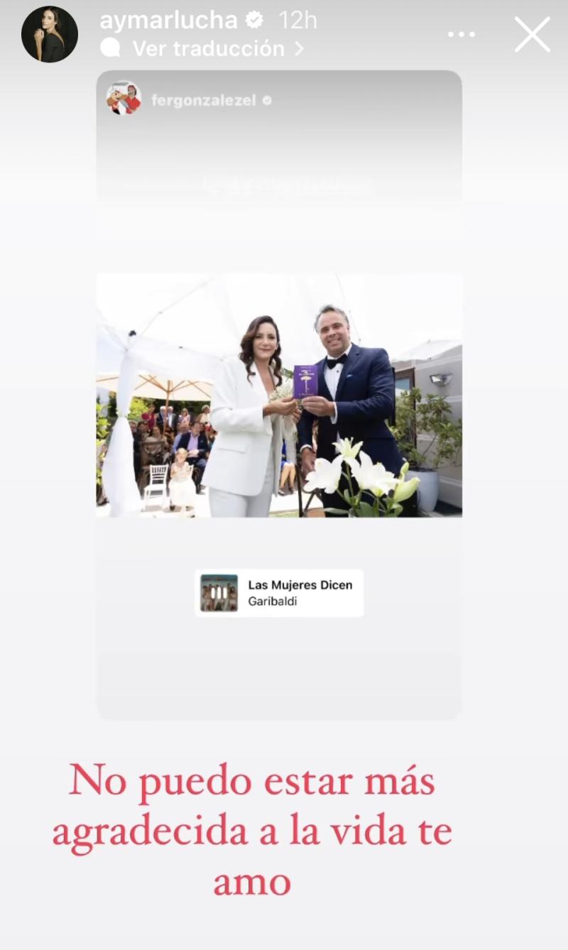 Fernando González y su esposa Luciana Aimar