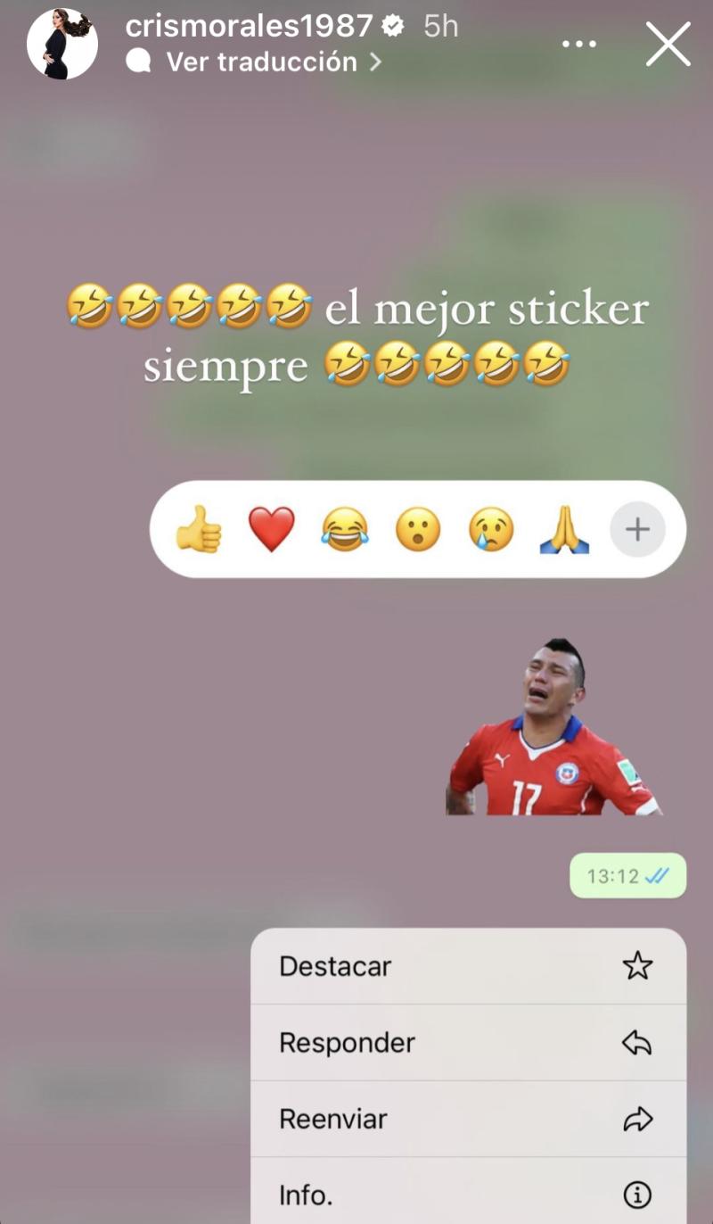Esposa de Gary Medel reacciona en Instagram