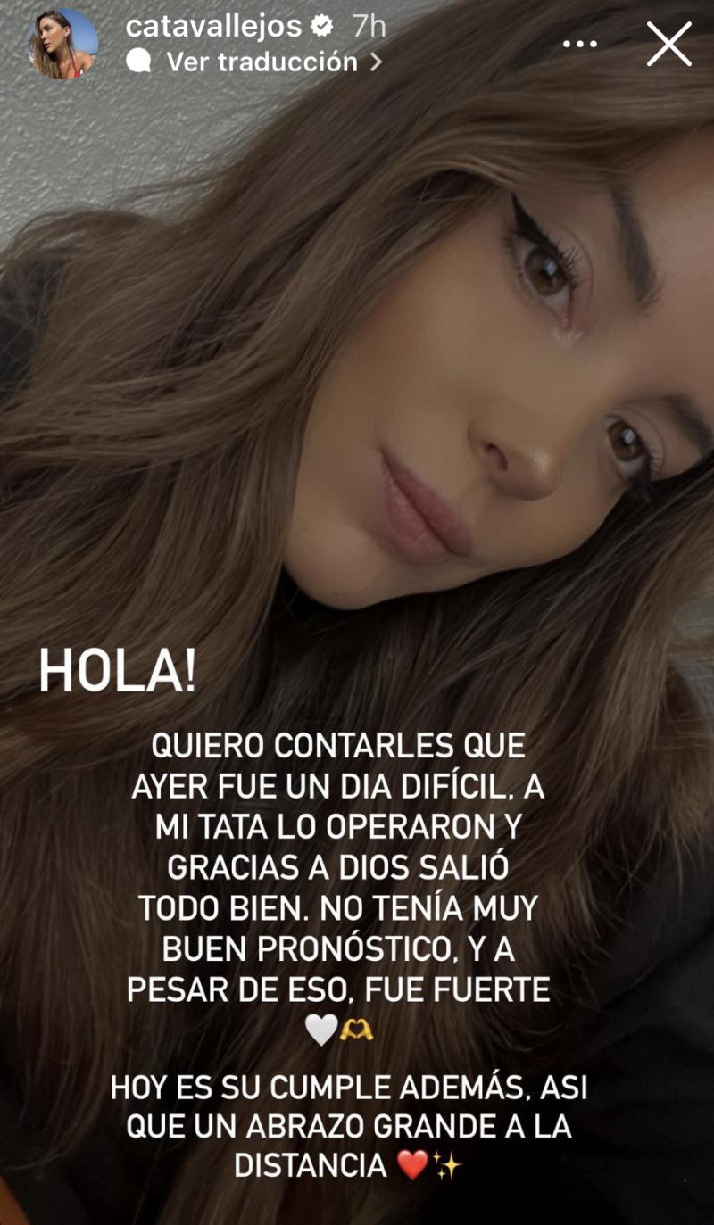 Cata Vallejos, recordada exchica Calle 7