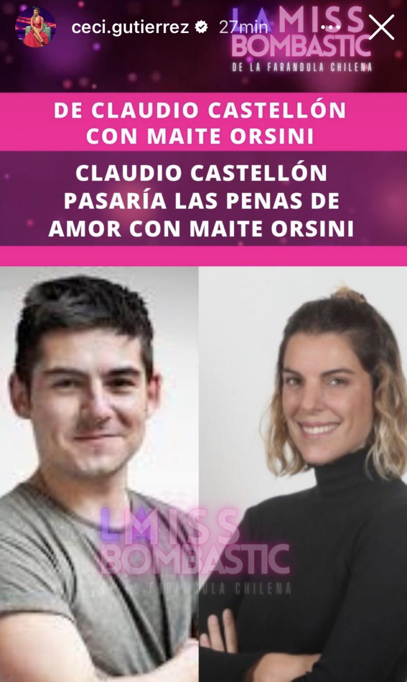 Cecilia Gutiérrez expone romance de Claudio Castellón y Maite Orsini