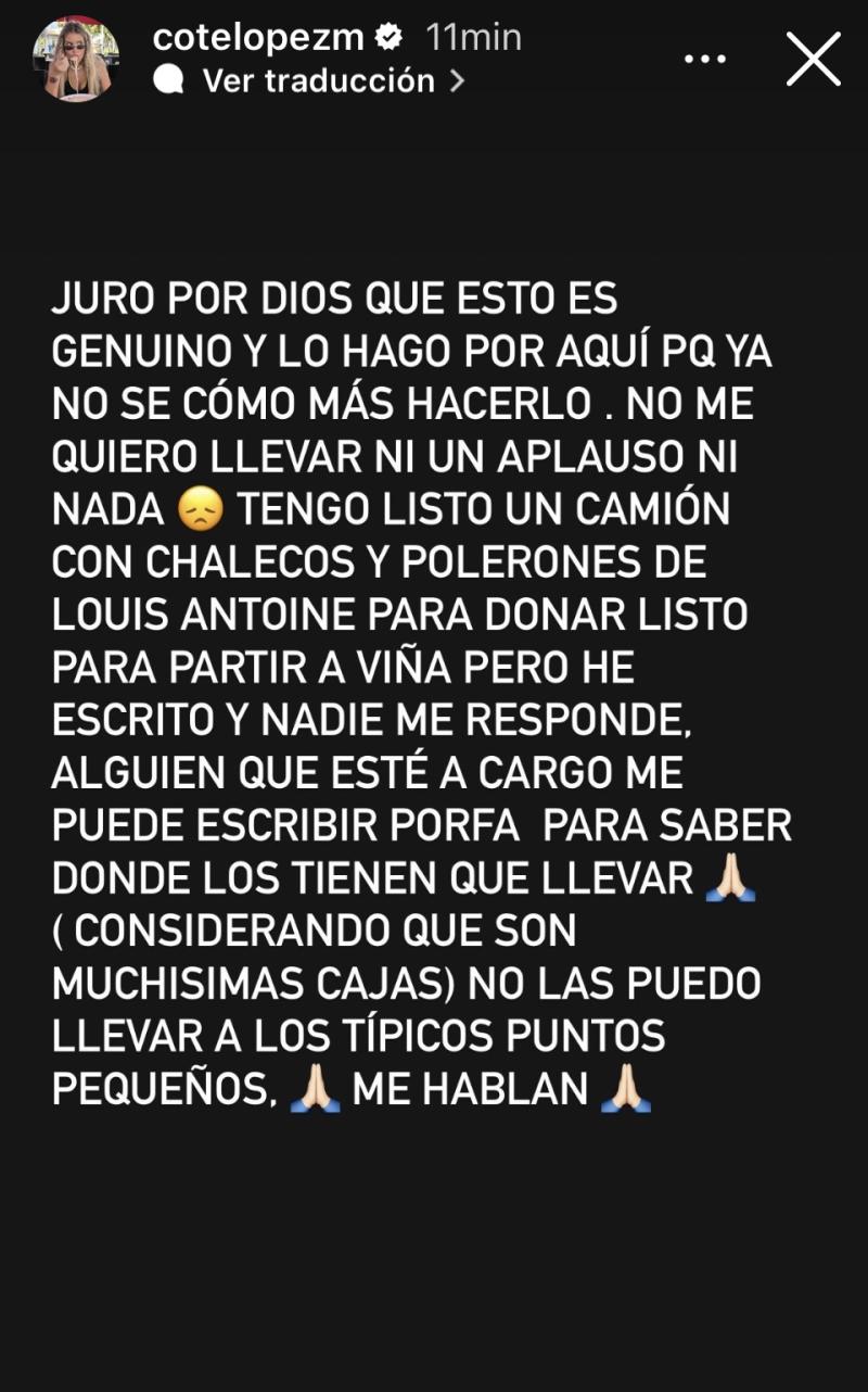 María José López - Instagram