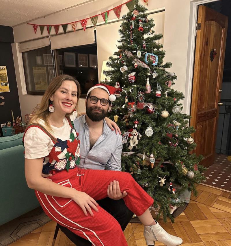 Lady Ganga y Nicolás Copano