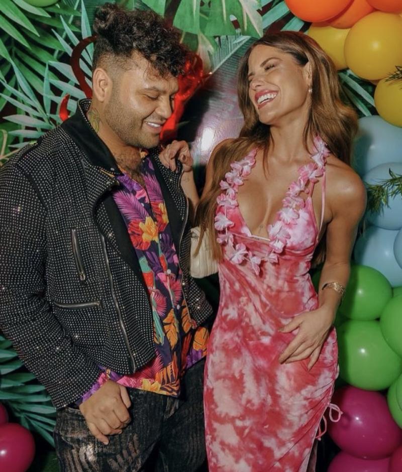 Gala Caldirola y su representante, Suro