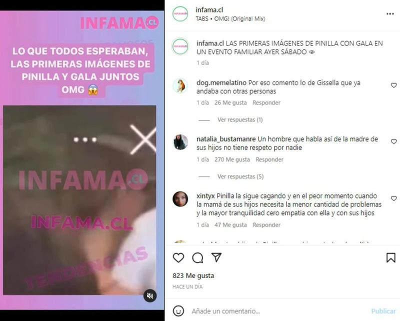 Gala Caldirola y Mauricio Pinilla