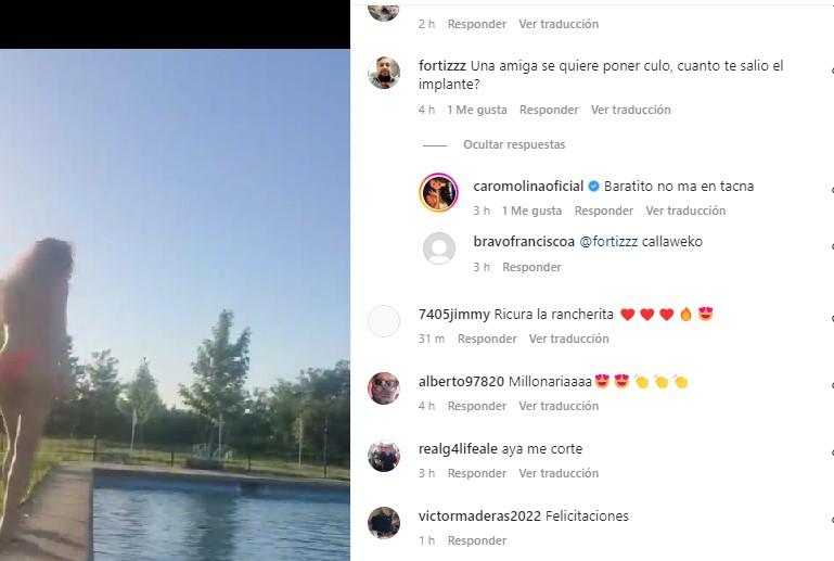 Instagram de Carolina Molina