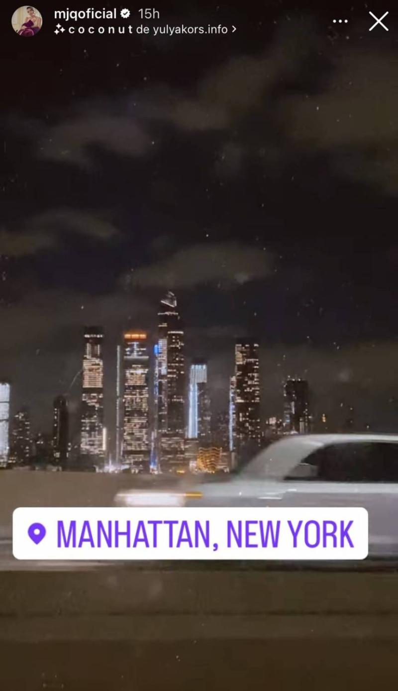 María José Quintanilla viajó a este país a pasar navidad