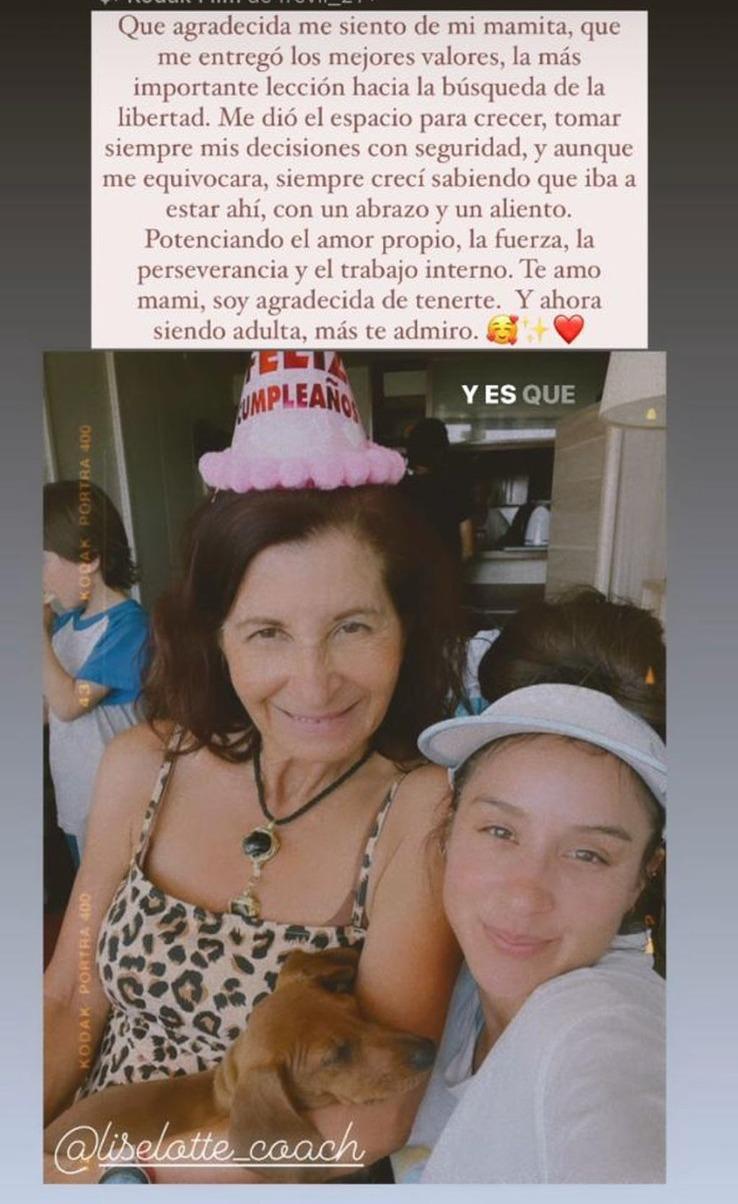 "Me entregó los mejores valores": Denise Rosenthal realizó emotivo reconocimiento a su madre