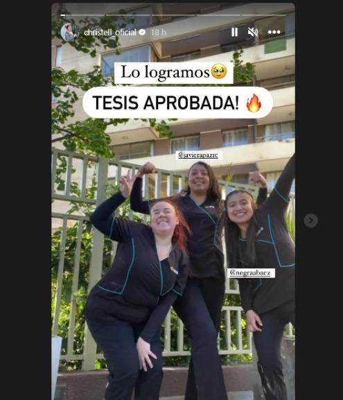 "Lo logramos": Christell Rodríguez celebró importante logro académico