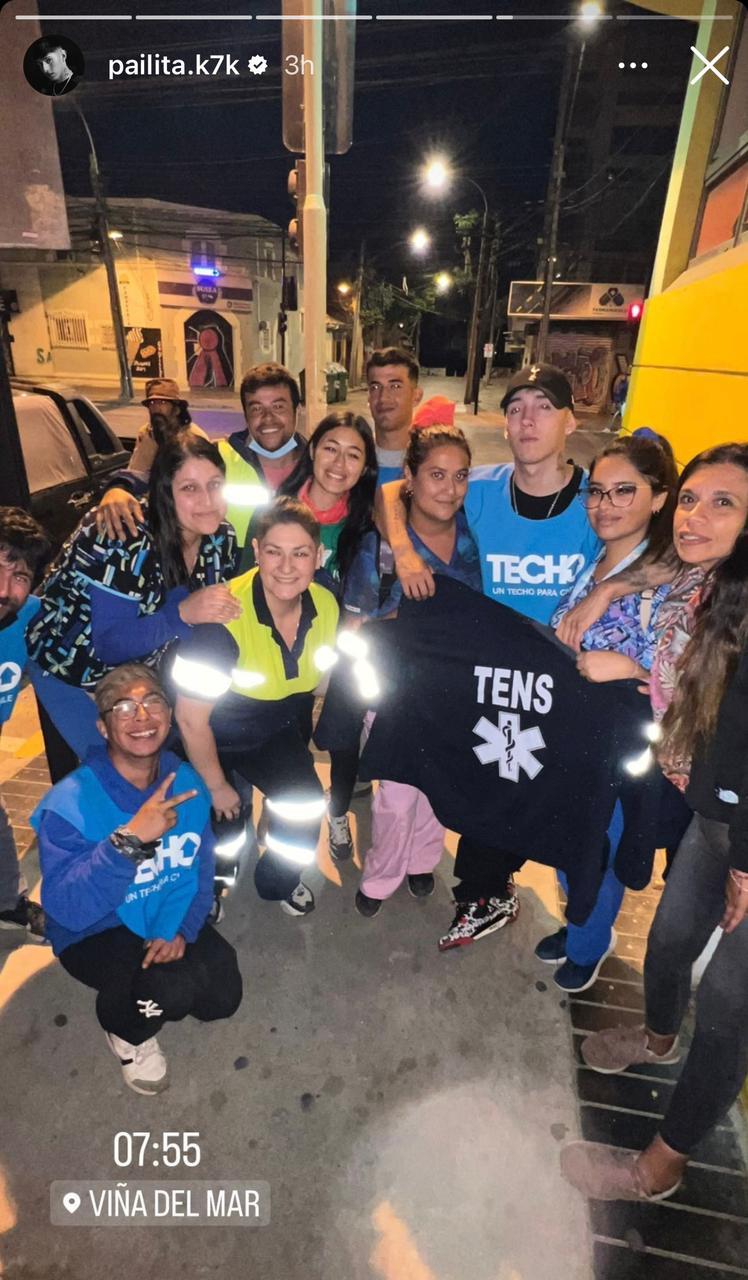 "Necesitamos apañarnos": El especial gesto de Pailita al ir en ayuda de afectos por incendio en Viña del Mar