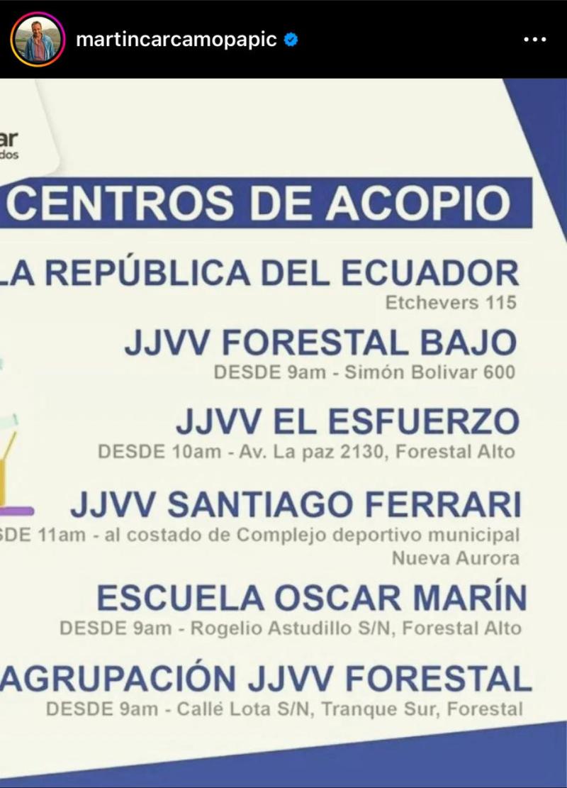 “Voy en camino a Viña”: Martín Cárcamo se suma en ayuda de afectados por incendio