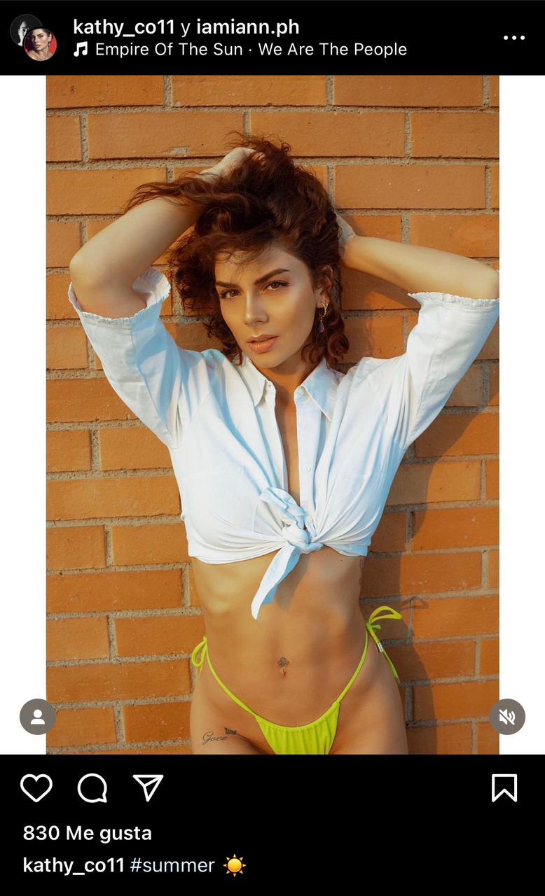 Kathy Contreras se llena de elogios con sensual postal en bikini