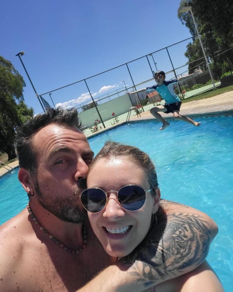 Francisco Kaminski y Carla Jara