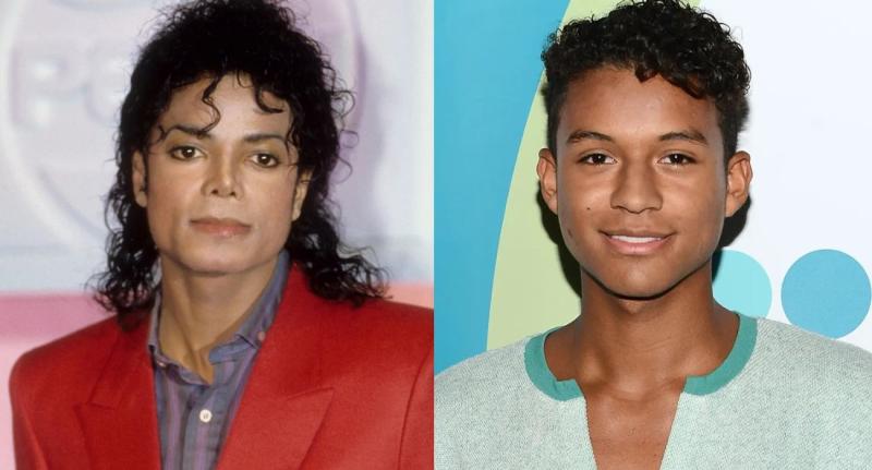 Michael Jackson y su sobrino Jaafar Jackson