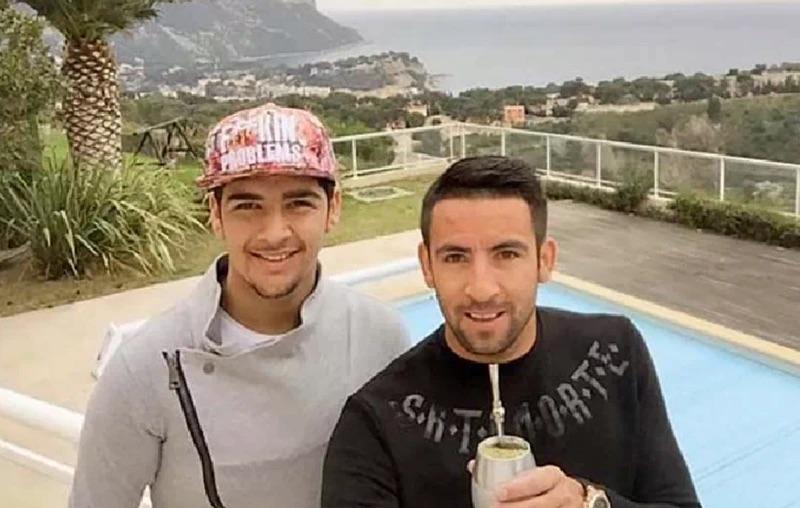 Mauricio Isla y su hermano