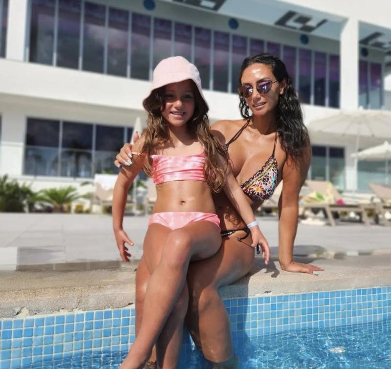 Pamela Díaz y su hija Pascuala