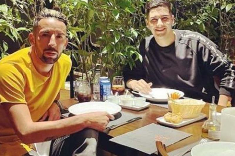 Mauricio Isla y su hermano Pablo