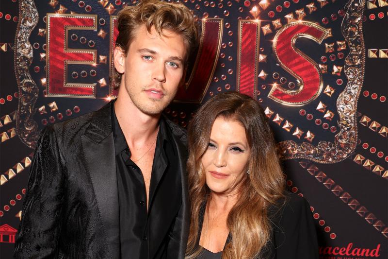 Austin Butler y Lisa Marie Presley
