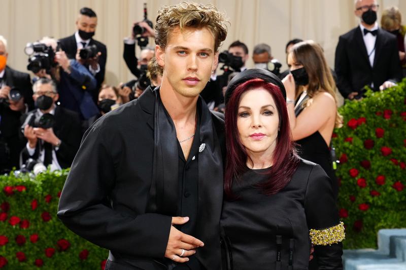 Austin Butler y Priscilla Presley