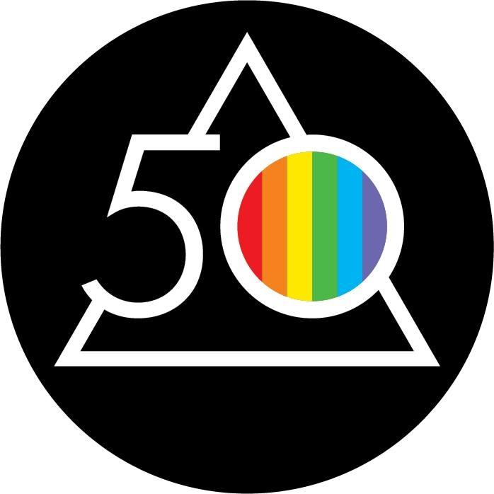Logo de los 50 años de pink floyd