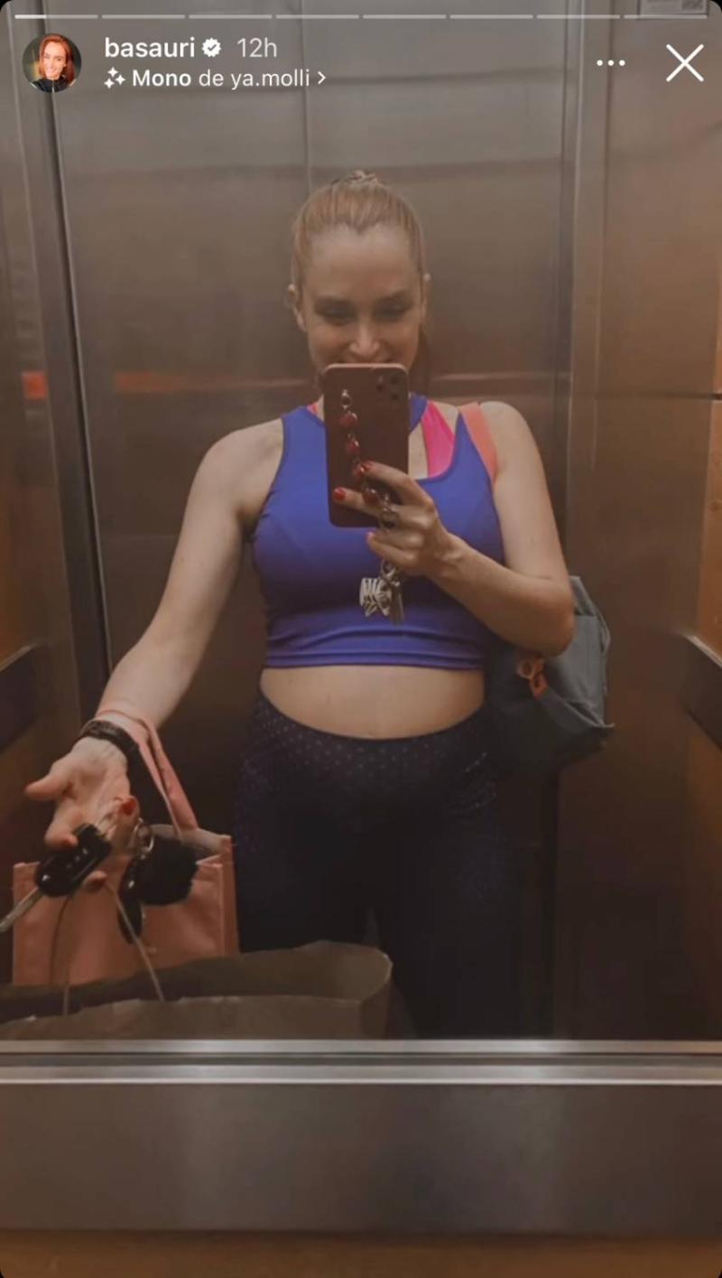 “Queda cada vez menos”: Begoña Basauri luce su avanzado embarazo