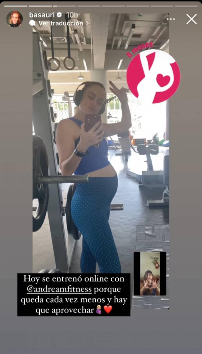 “Queda cada vez menos”: Begoña Basauri luce su avanzado embarazo