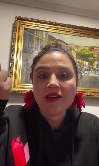 Pamela Leiva en su Instagram