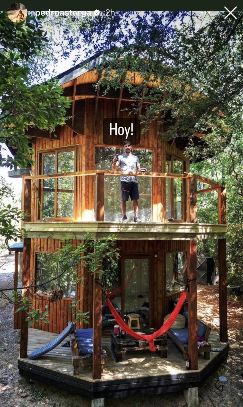 Pedro Astorga terminó de construir su casa