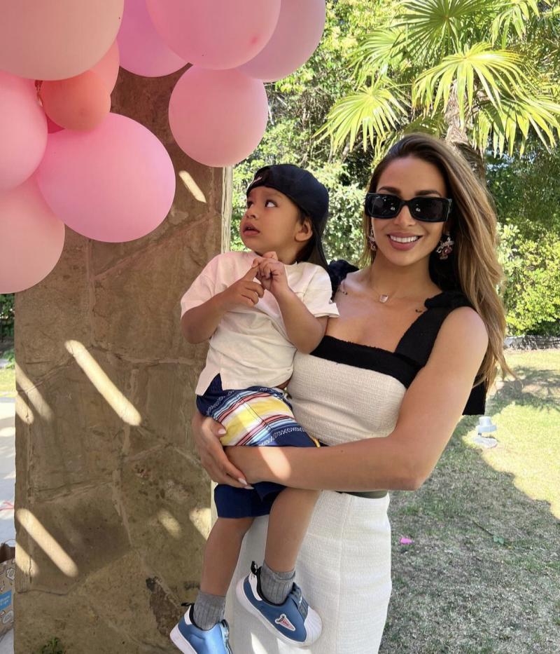 Lisandra Silva y su hijo Noah - IG