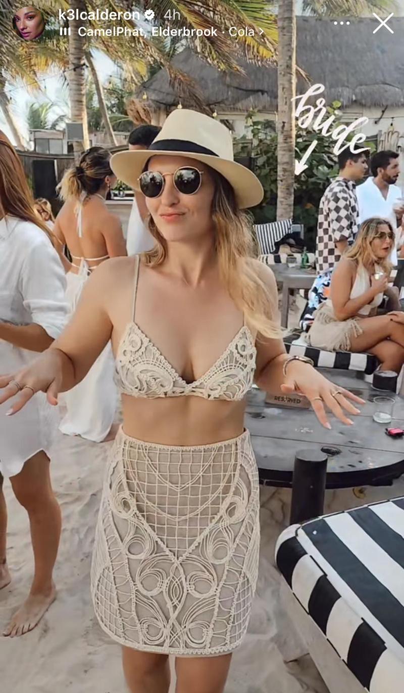 Belén Soto en Tulum