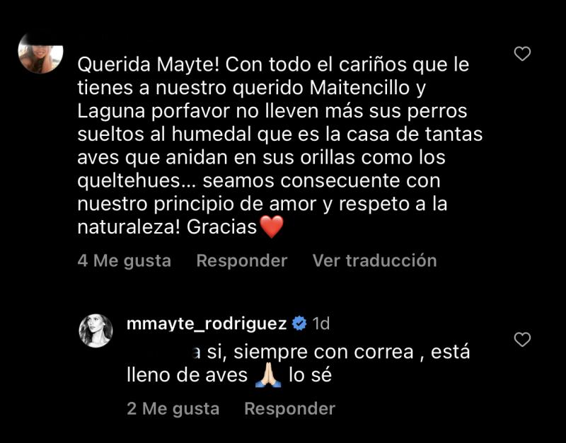 Mayte Rodríguez - Instagram