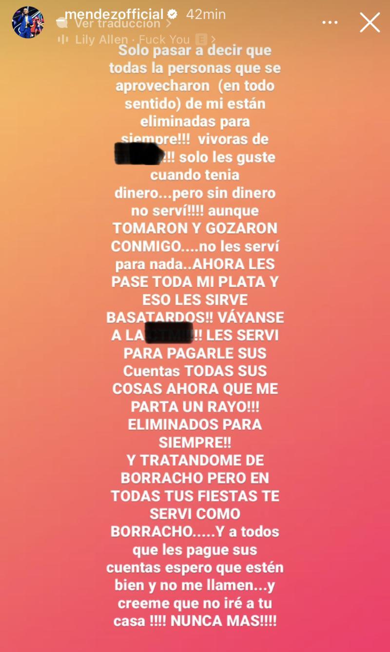 Dj Méndez - Instagram