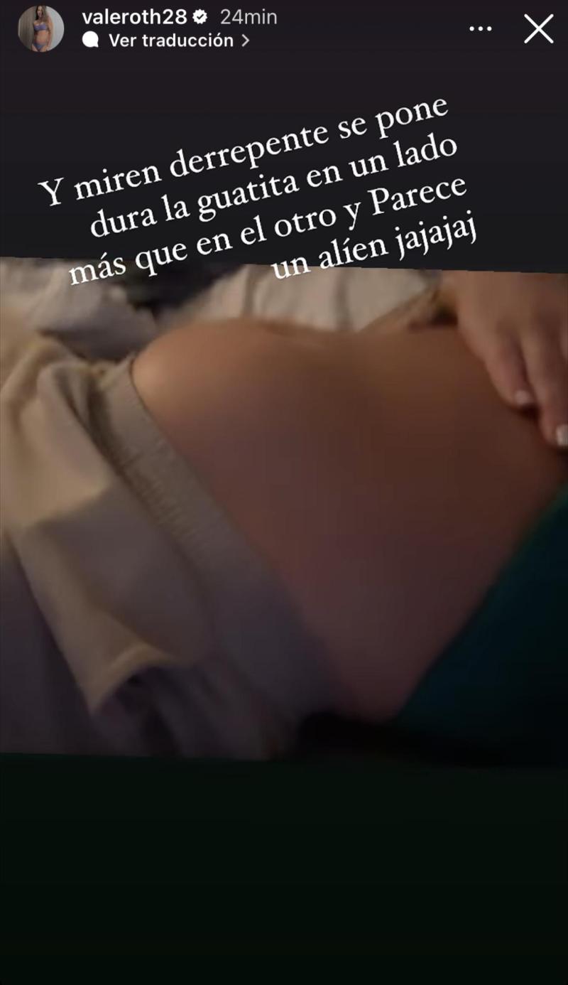 Vale Roth con 25 semanas de embarazo