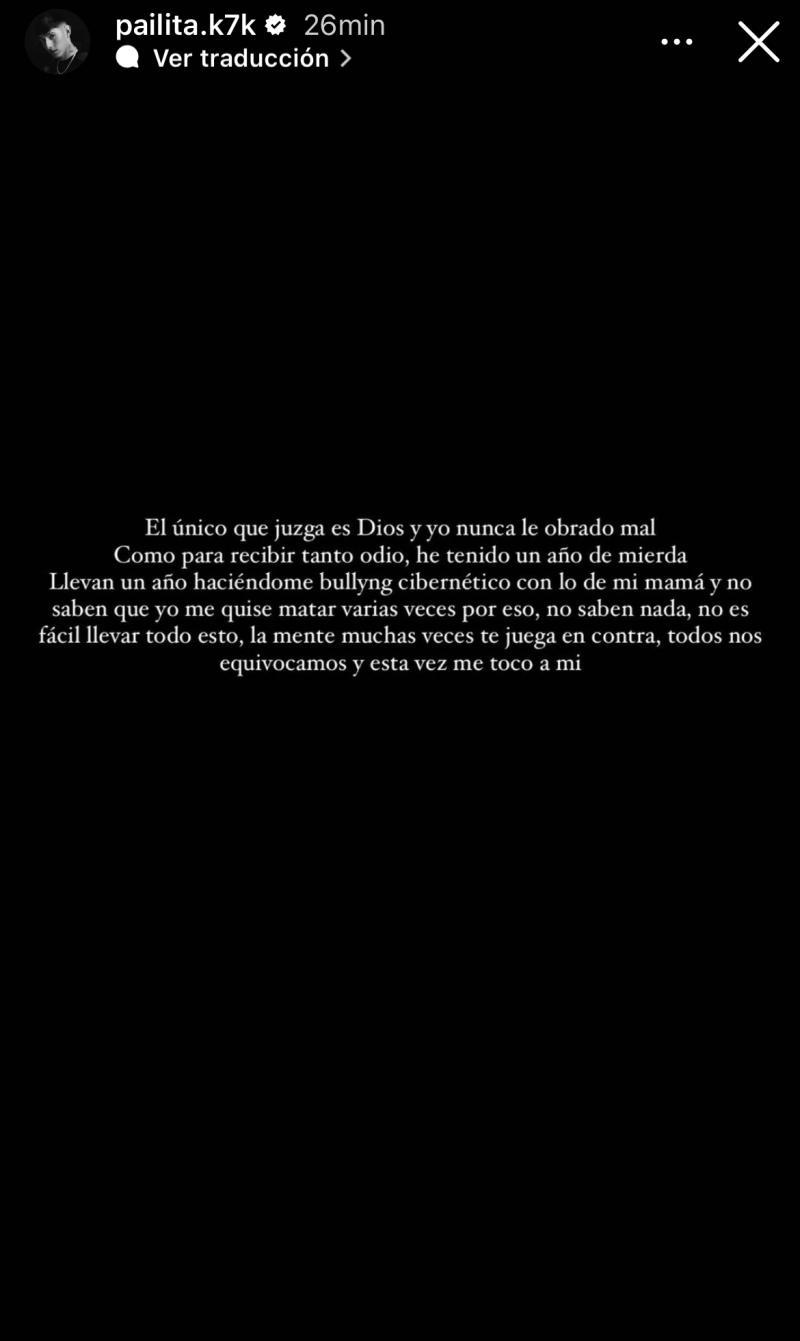 "Llevan un año haciéndome bullying cibernético": Pailita alza la voz tras polémica