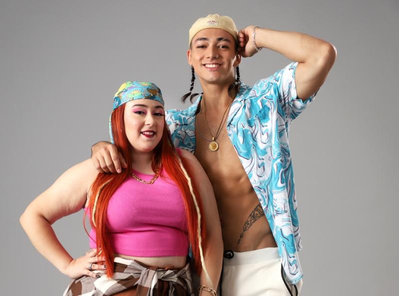 Christell Rodríguez y Luciano Coppelli