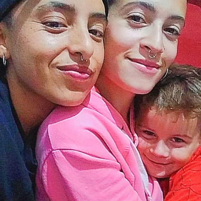 Magdalena Espósito y Abigail Páez