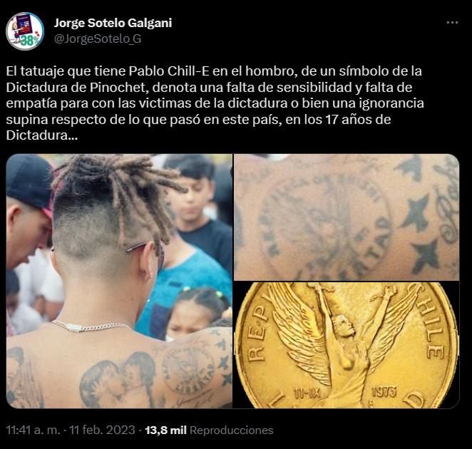 Twitter sobre Pablo Chill-E