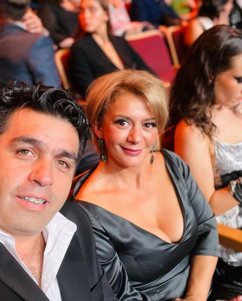 Paola Troncoso en los premios caleuche