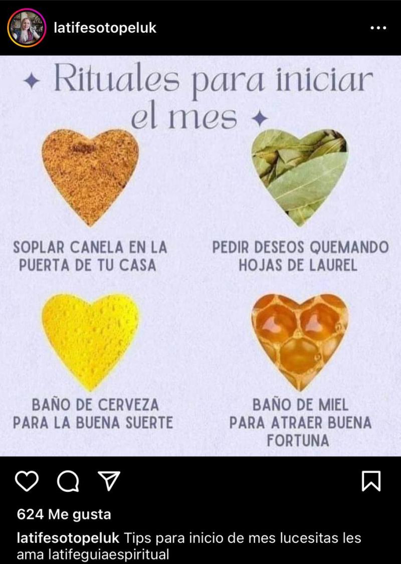 Latife Soto compartió especiales rituales para iniciar de buena manera el mes de febrero