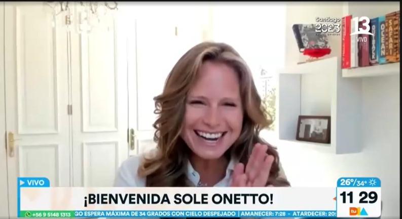 Soledad Onetto regresa al 13: Repe y Priscilla Vargas le dieron la bienvenida