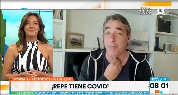 "Con el piquito que me diste": Repe se contagió con Covid y le lanzó coqueta broma a Priscilla