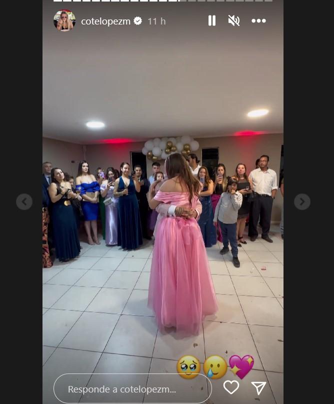 Boda de padres de Tamara Moya