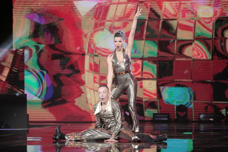 Un energético baile: Jurado elogió la coreografía de Claudio Moreno