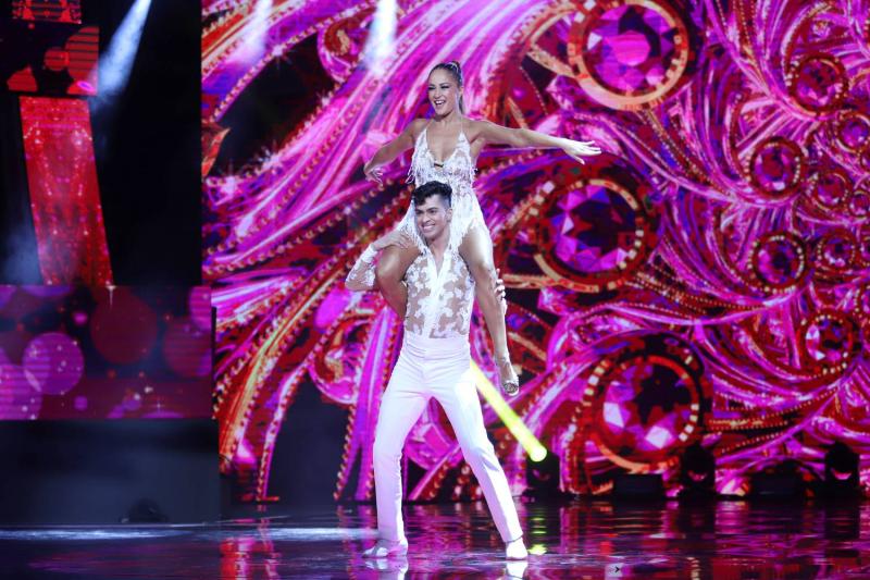 Francini Amaral y su bailarín David Sáez