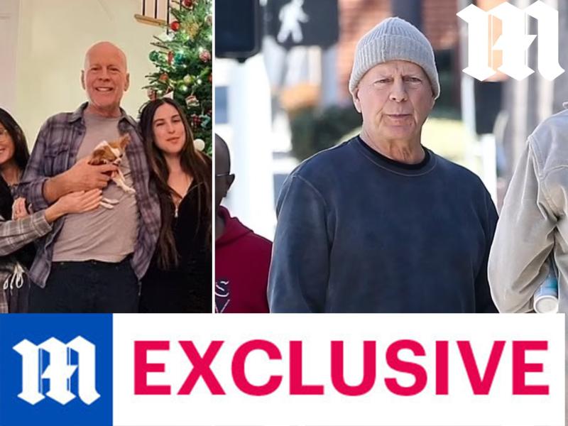 Bruce Willis es fotografiado en la calle por El Daily Mail