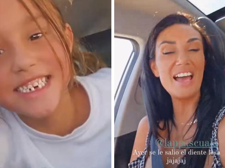 Pamela Díaz y su hija Pascuala