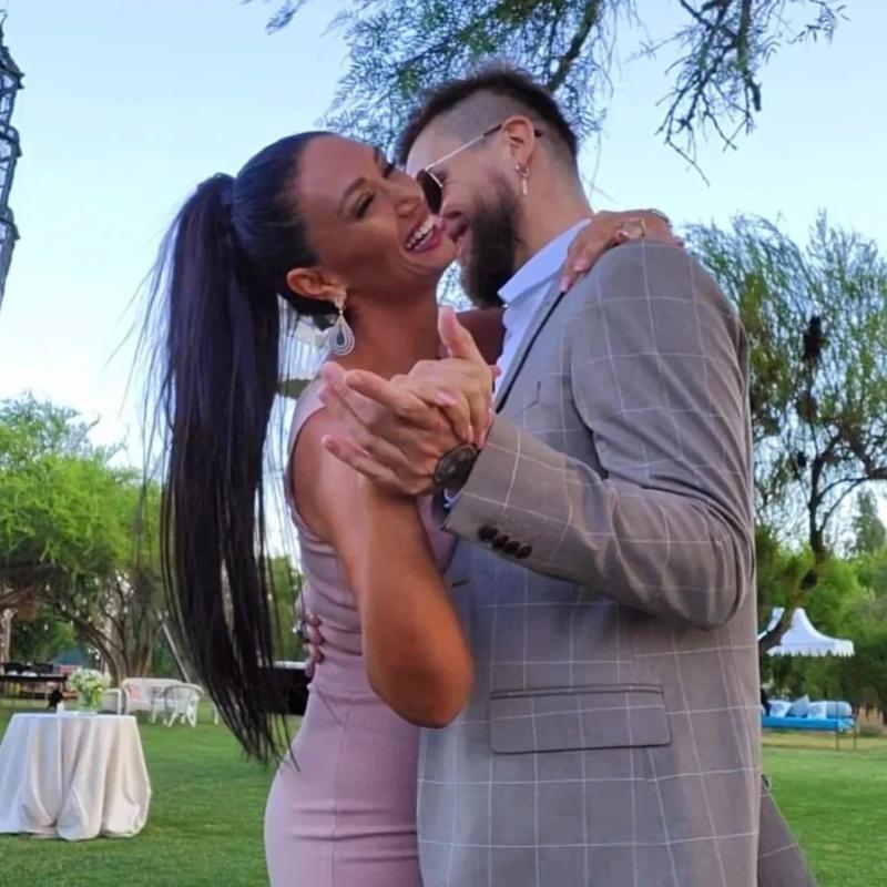 Jean Philippe Cretton y Pamela Díaz