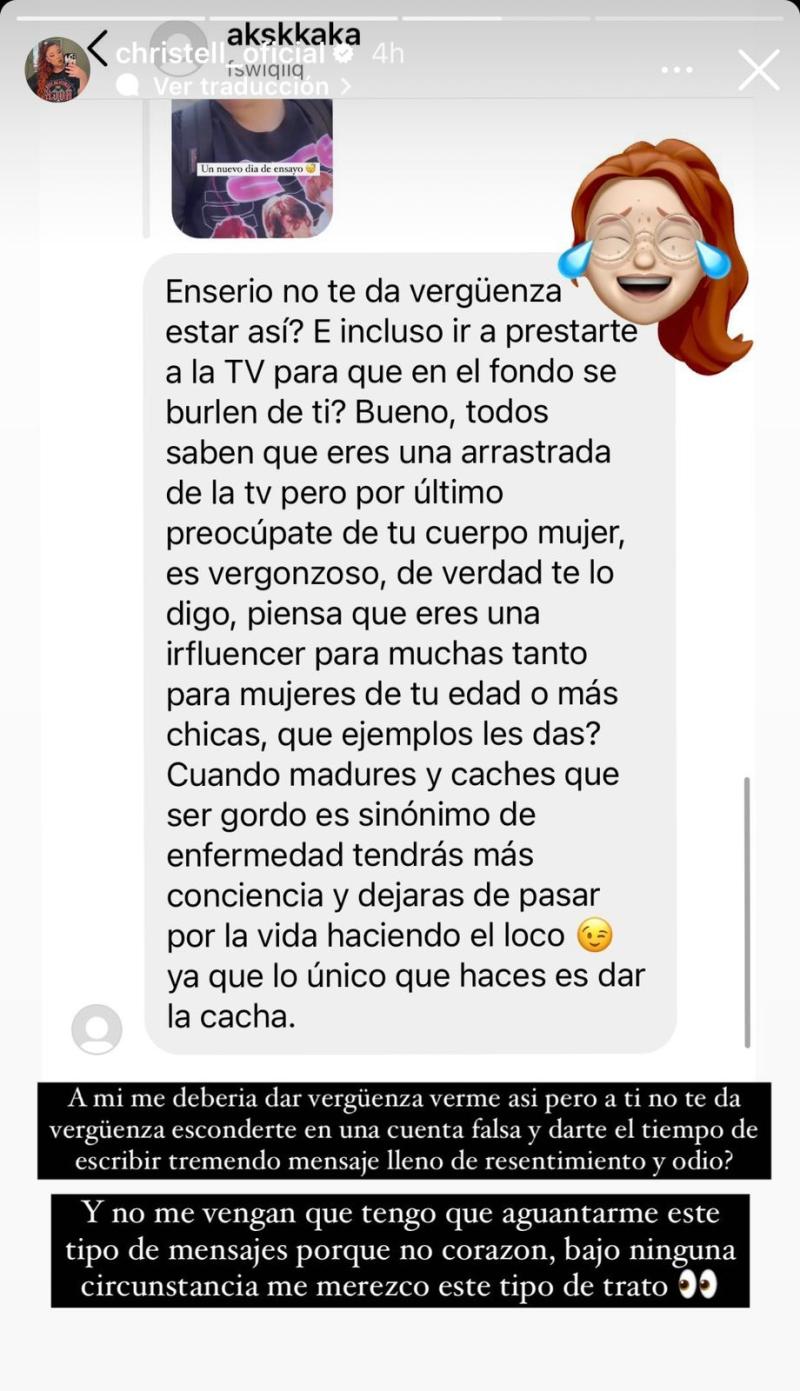 Christell Rodríguez responde a odiosos comentarios