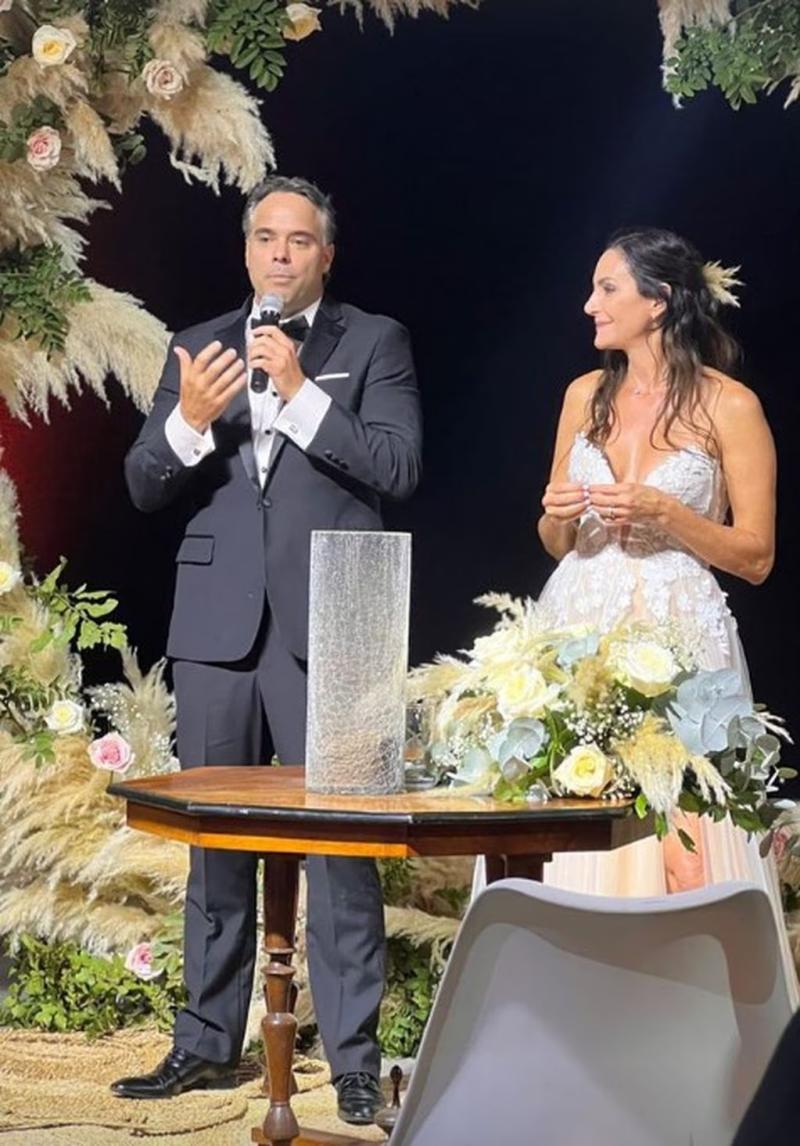 Matrimonio de Fernando González y Luciana Aymar