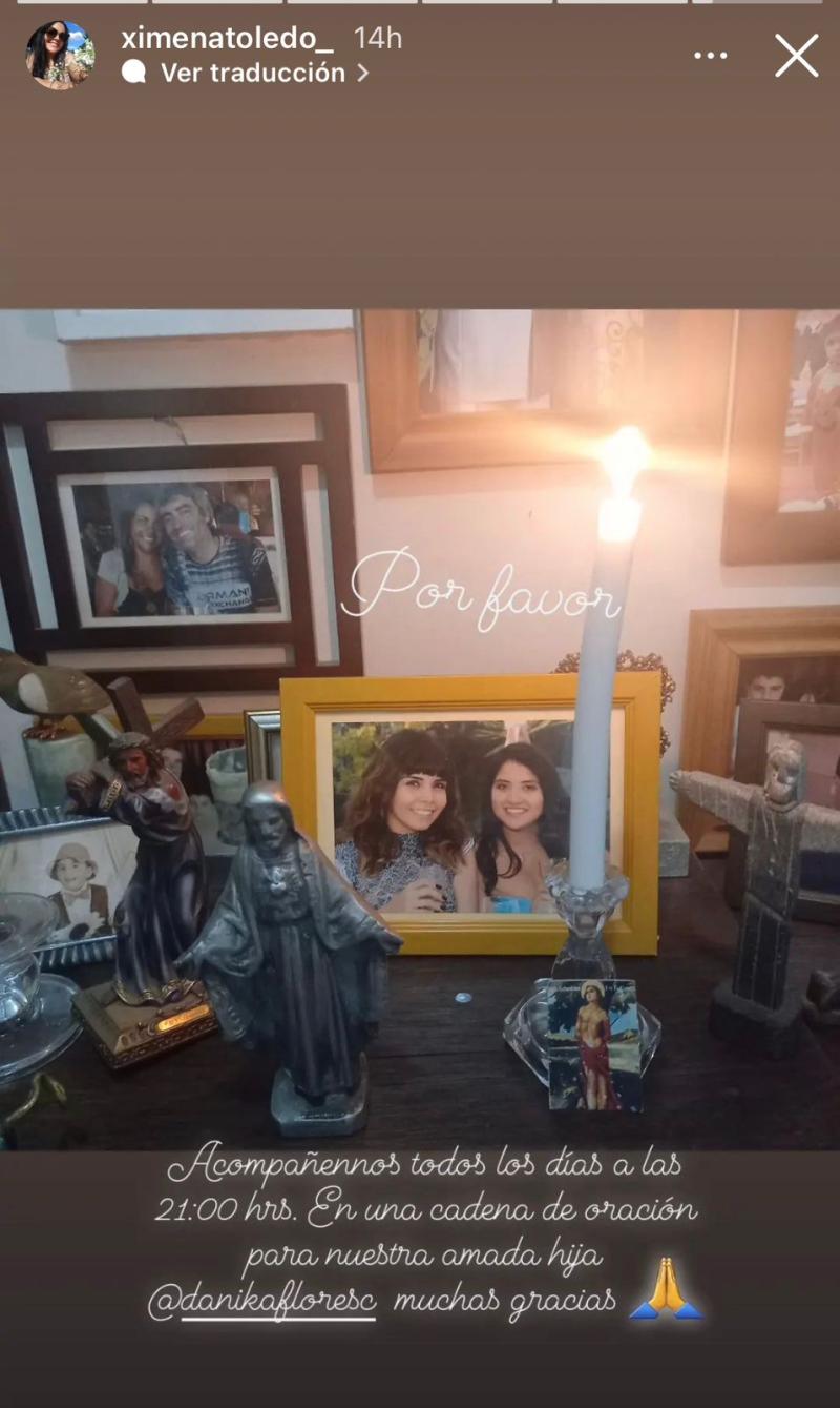 Oraciones para la hija de Mauricio Flores.